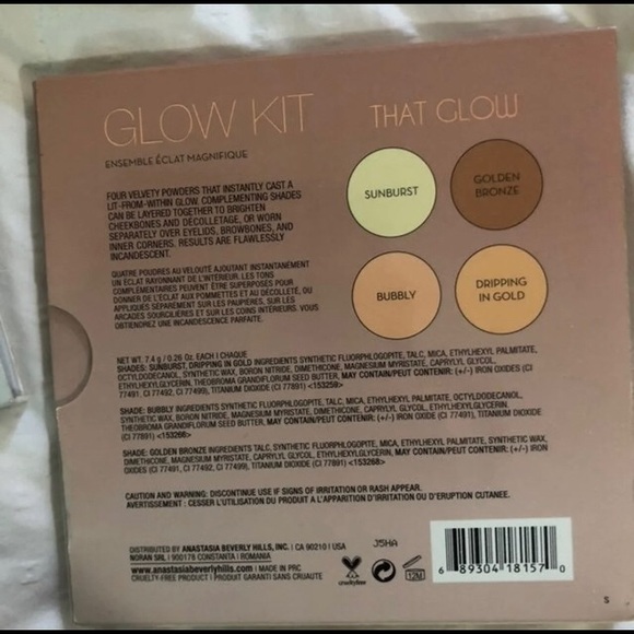 Anastasia Beverly Hills Glow Palette Lot - Picture 2 of 7